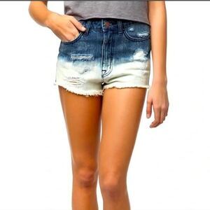Urban Outfitters BDG High Rise Cheeky Two Tone Shorts Size 28 Waist